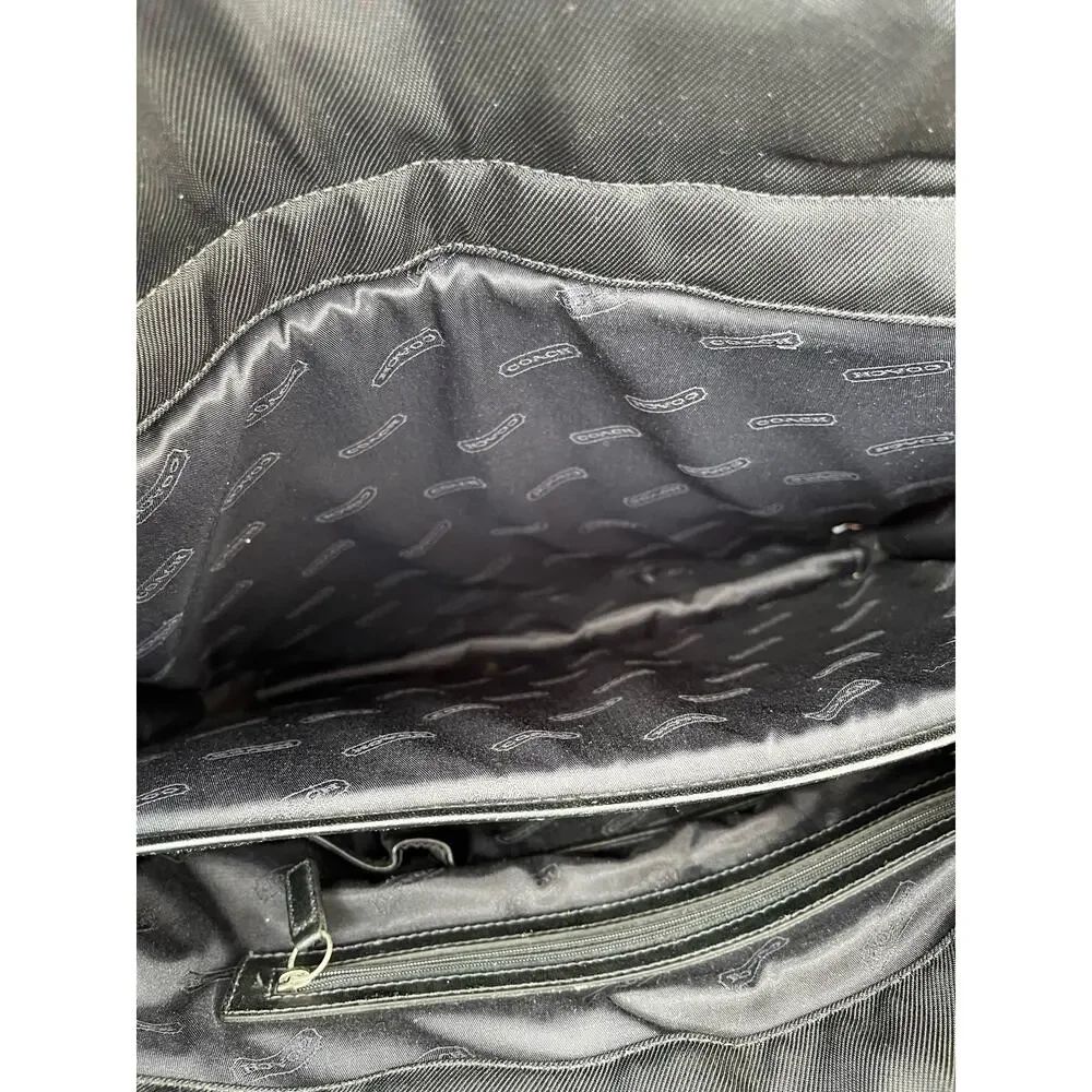 Coach Black Laptop Bag, Vintage Coach NO B1K-5117